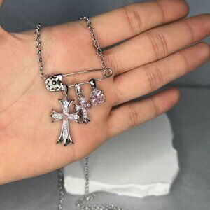 Chrome Hearts silver necklace